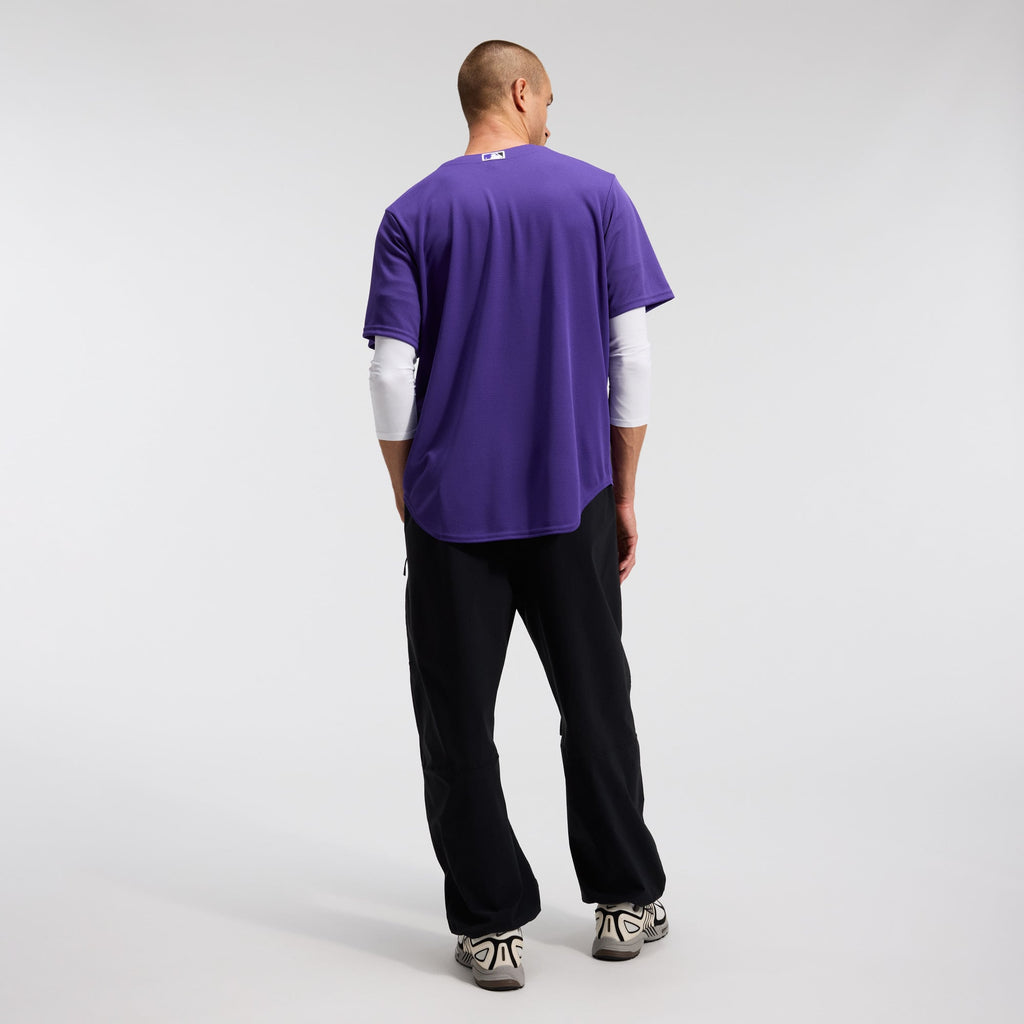 Men's Colorado Rockies Nike Purple Alternate Replica Team Jersey - 5