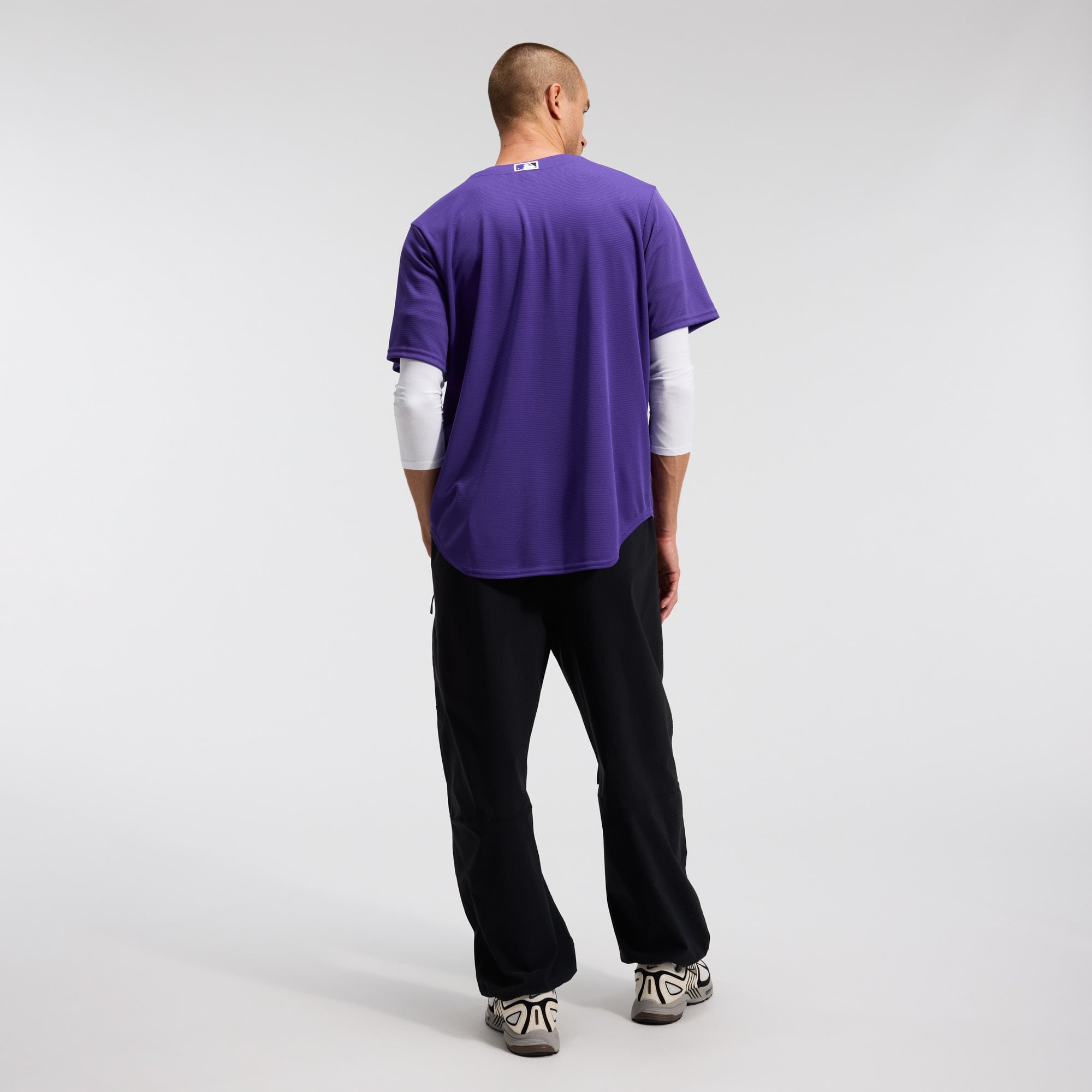 Men's Colorado Rockies Nike Purple Alternate Replica Team Jersey - 5
