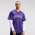 Men's Colorado Rockies Nike Purple Alternate Replica Team Jersey