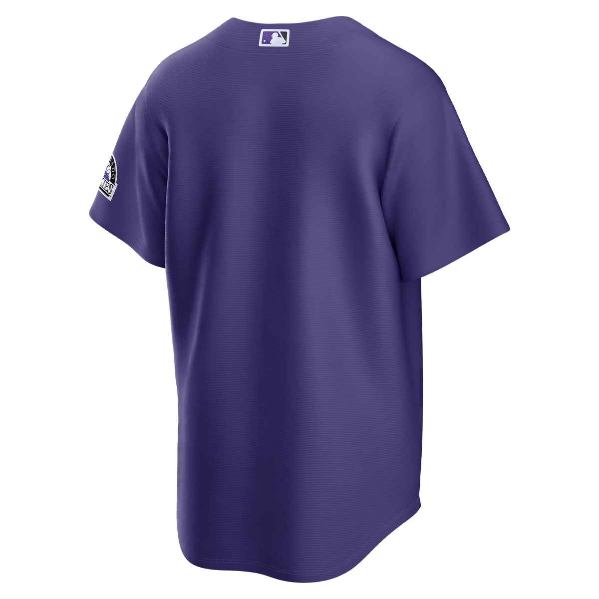 Men's Colorado Rockies Nike Purple Alternate Stadium Jersey - 4