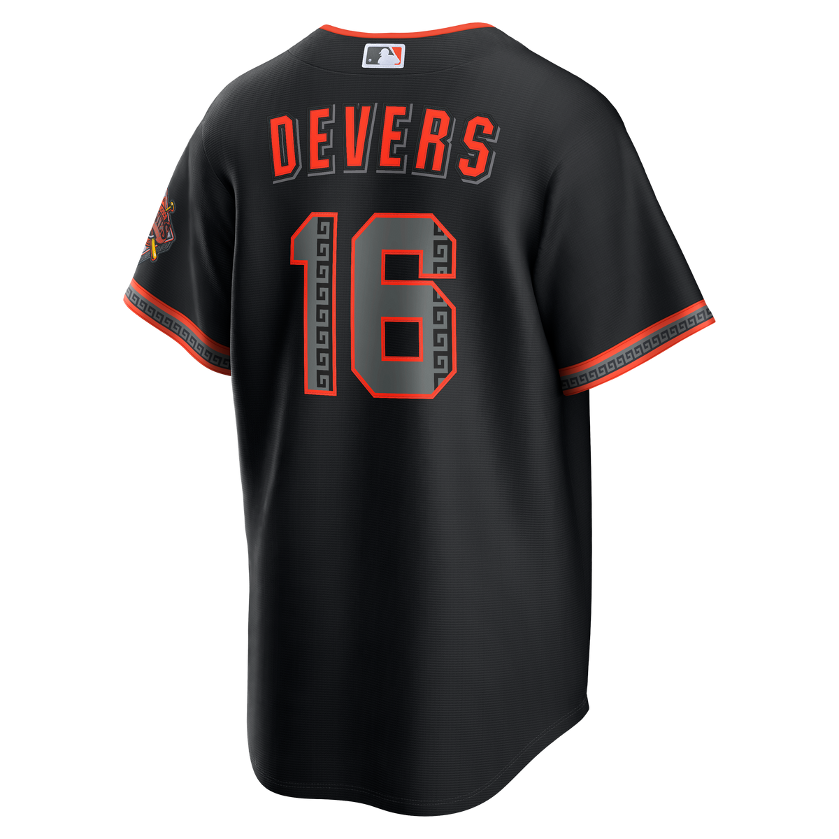 Men's San Francisco Giants Rafael Devers Nike Black Alternate Stadium Jersey - 4