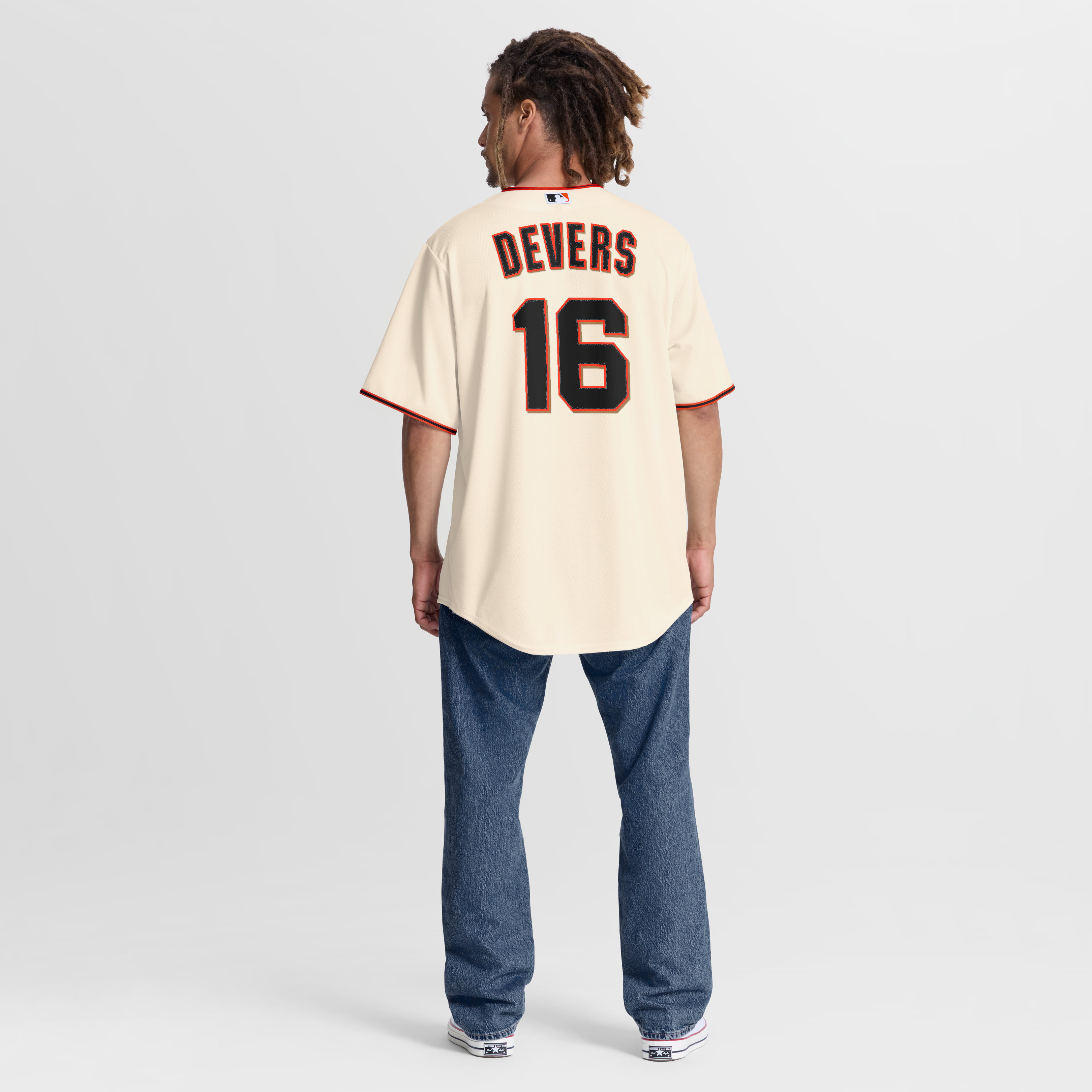 Men's San Francisco Giants Rafael Devers Nike Cream Home Replica Jersey - 6