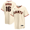 Men's San Francisco Giants Rafael Devers Nike Cream Home Replica Jersey