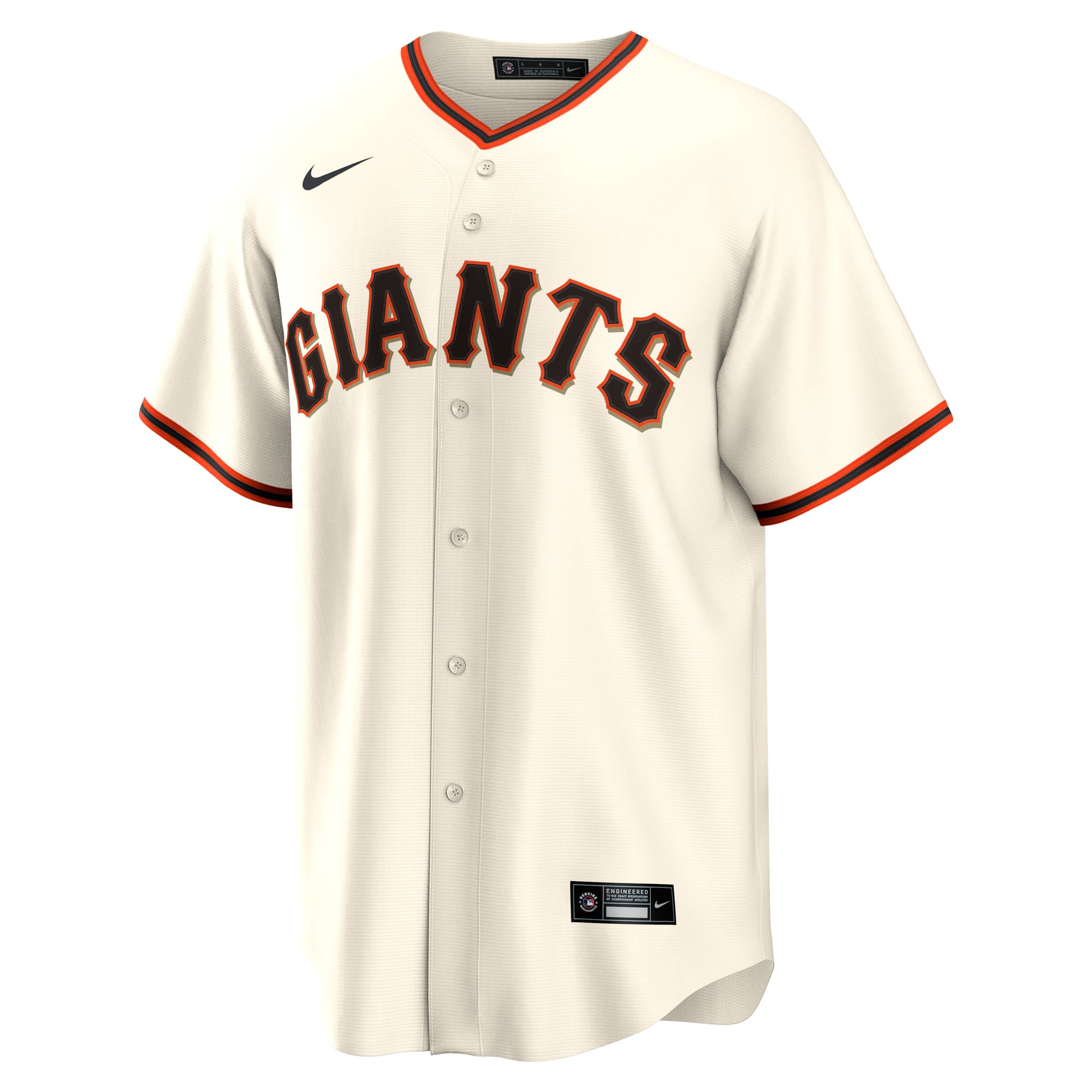 Men's San Francisco Giants Rafael Devers Nike White Home Replica Player Jersey - 3