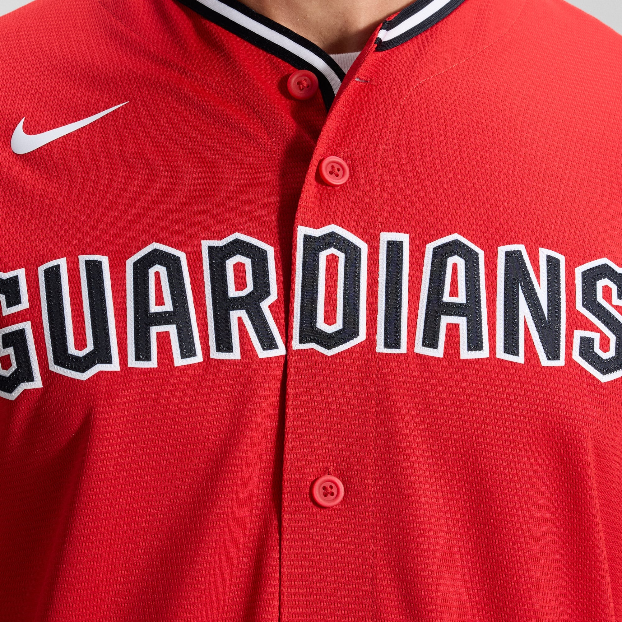 Men's Cleveland Guardians Nike Red Alternate 2 Replica Jersey - 11