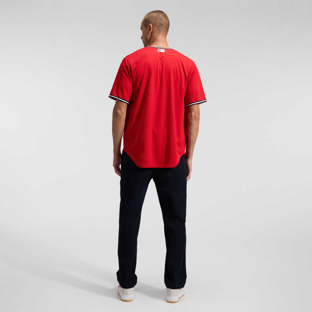 Men's Cleveland Guardians Nike Red Alternate 2 Replica Jersey - 5