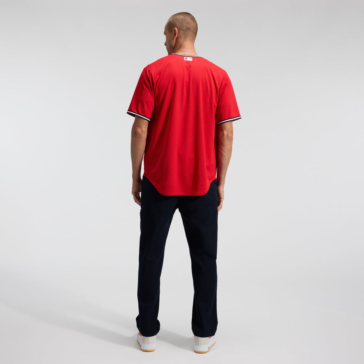 Men's Cleveland Guardians Nike Red Alternate 2 Replica Jersey - 5