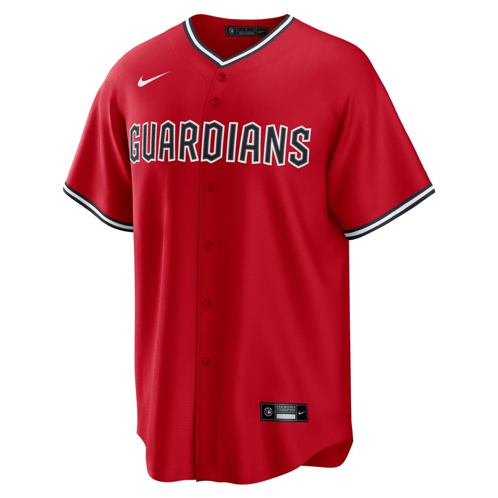 Men's Cleveland Guardians Nike Red Alternate 2 Replica Jersey - 6