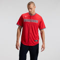 Men's Cleveland Guardians Nike Red Alternate 2 Replica Jersey