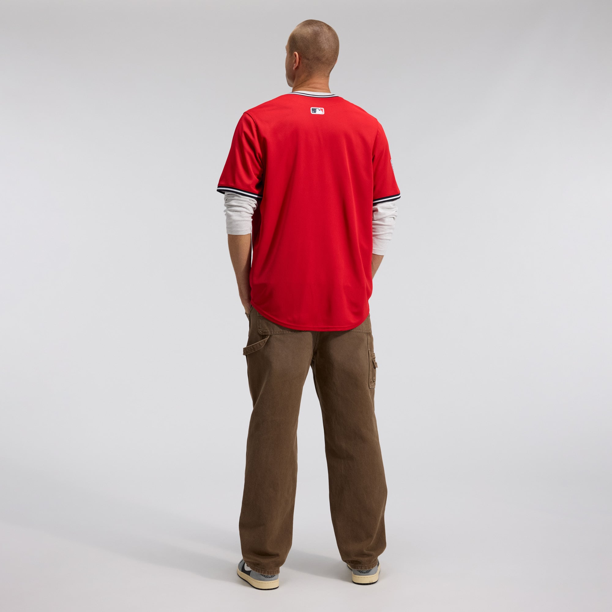 Men's Cleveland Guardians Nike Red Alternate Limited Jersey - 5