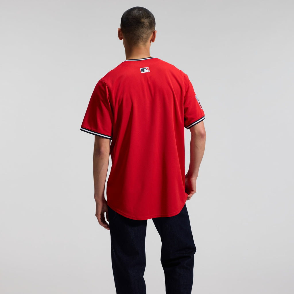 Men's Cleveland Guardians Nike Red Alternate Limited Jersey - 6