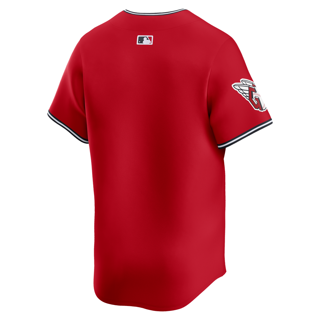 Men's Cleveland Guardians Nike Red Alternate Limited Jersey - 8