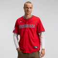 Men's Cleveland Guardians Nike Red Alternate Limited Jersey