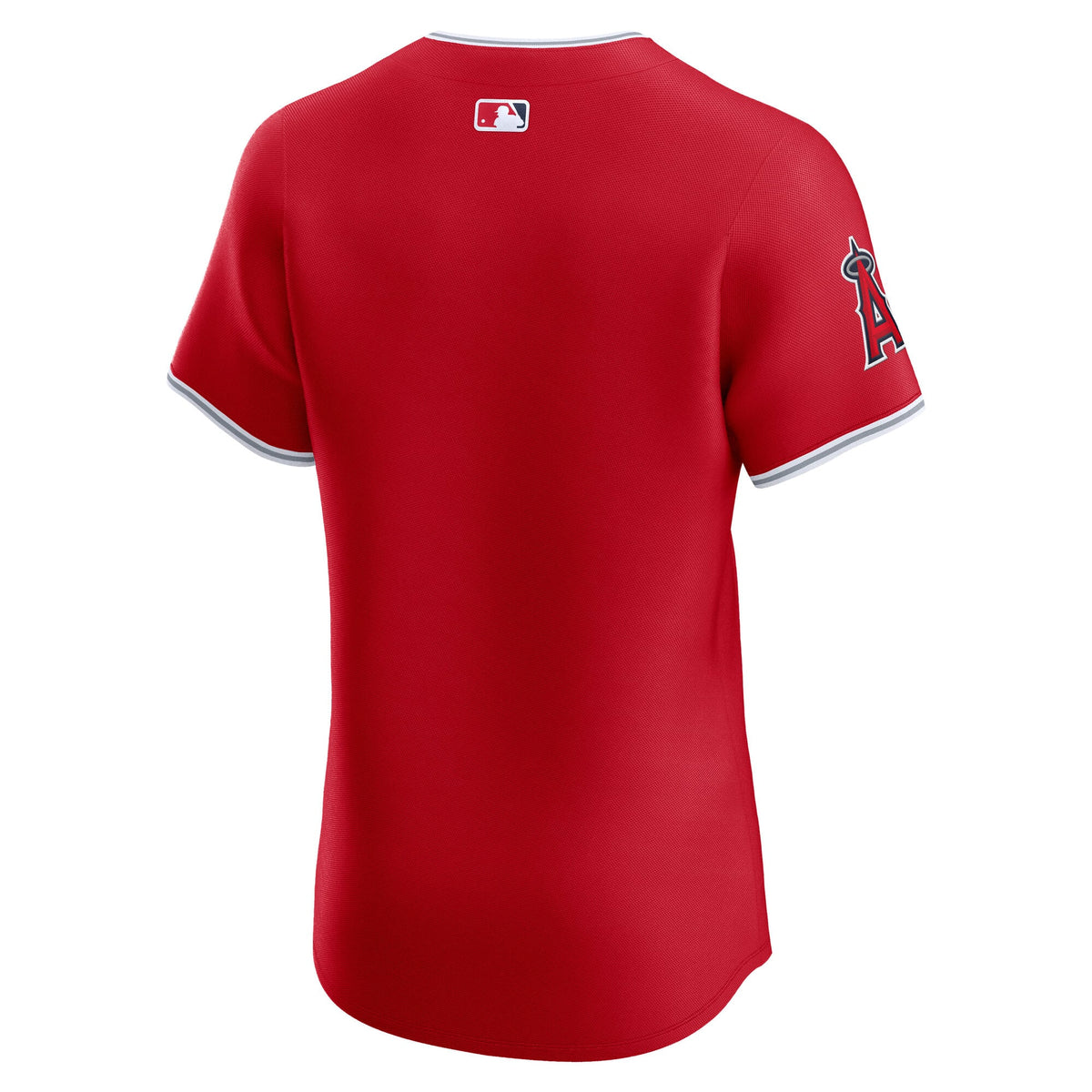 Men's Los Angeles Angels Nike Red Alternate Elite Jersey - 4