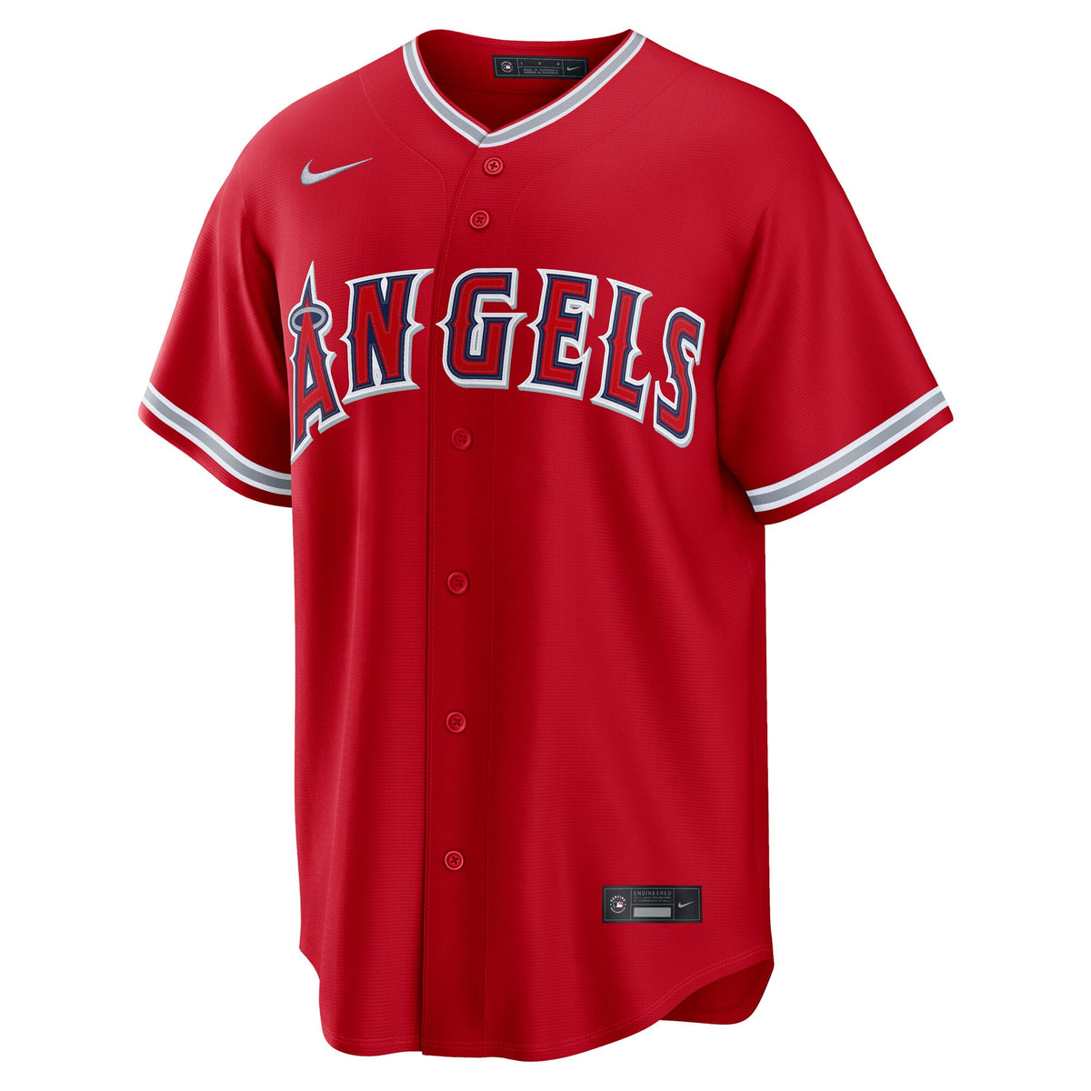 Men's Los Angeles Angels Nike Red Alternate Replica Jersey - 3