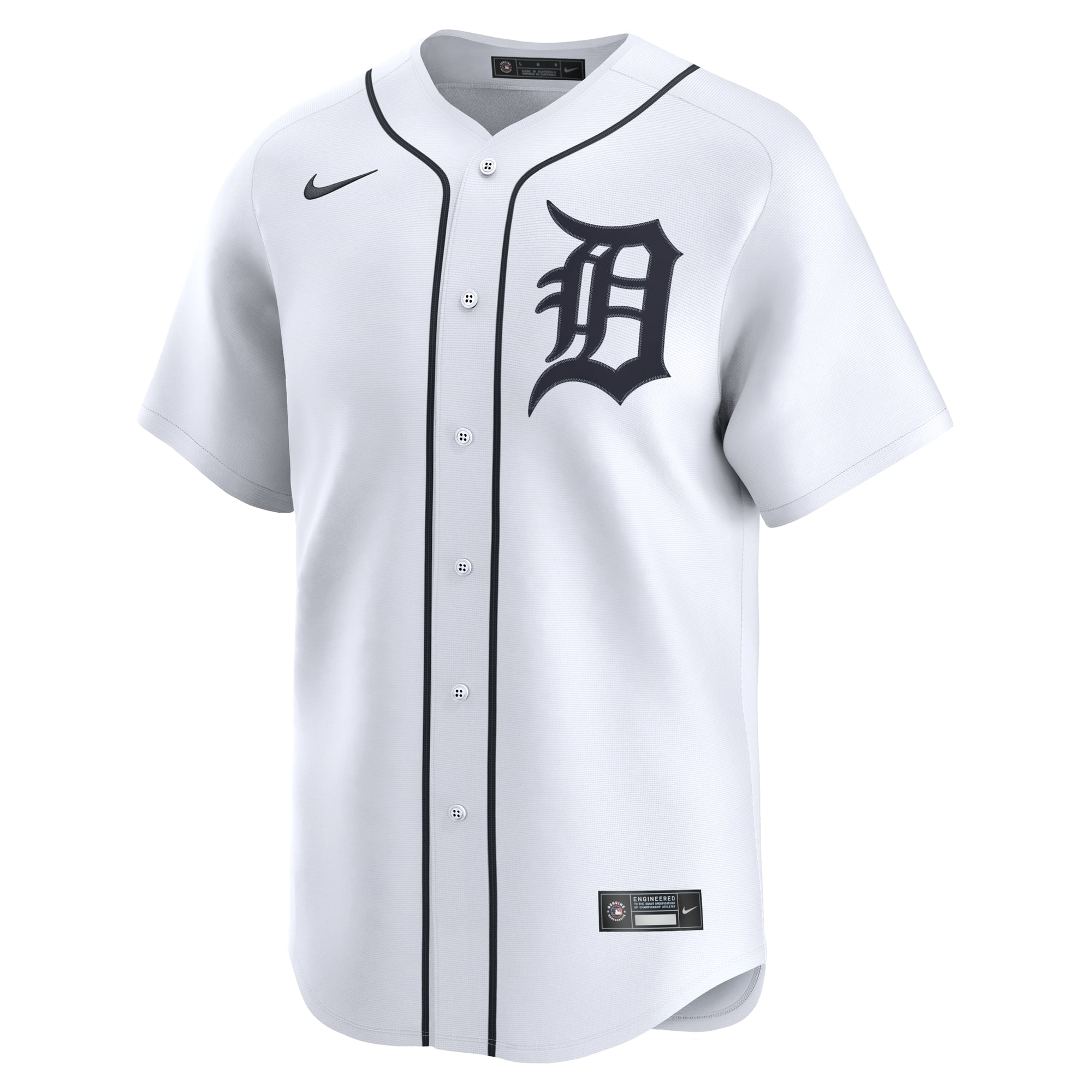 Men's Detroit Tigers Riley Greene Nike White Home Limited Player Jersey - 3