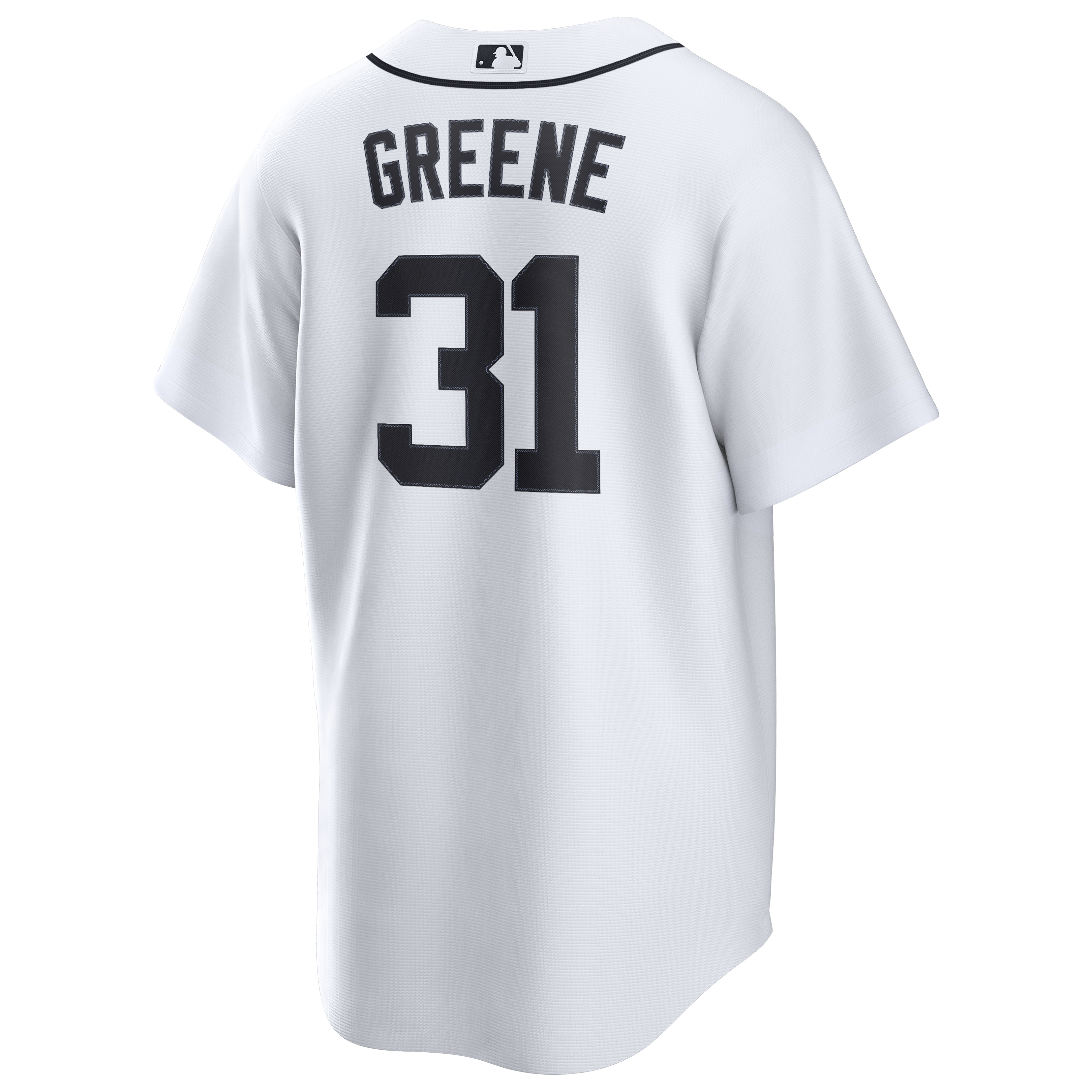 Men's Detroit Tigers Riley Greene Nike White Home Replica Jersey - 4
