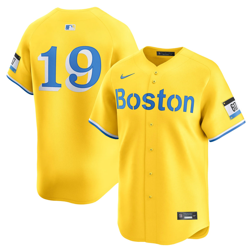 Men's Boston Red Sox Roman Anthony Nike Gold City Connect Limited Jersey