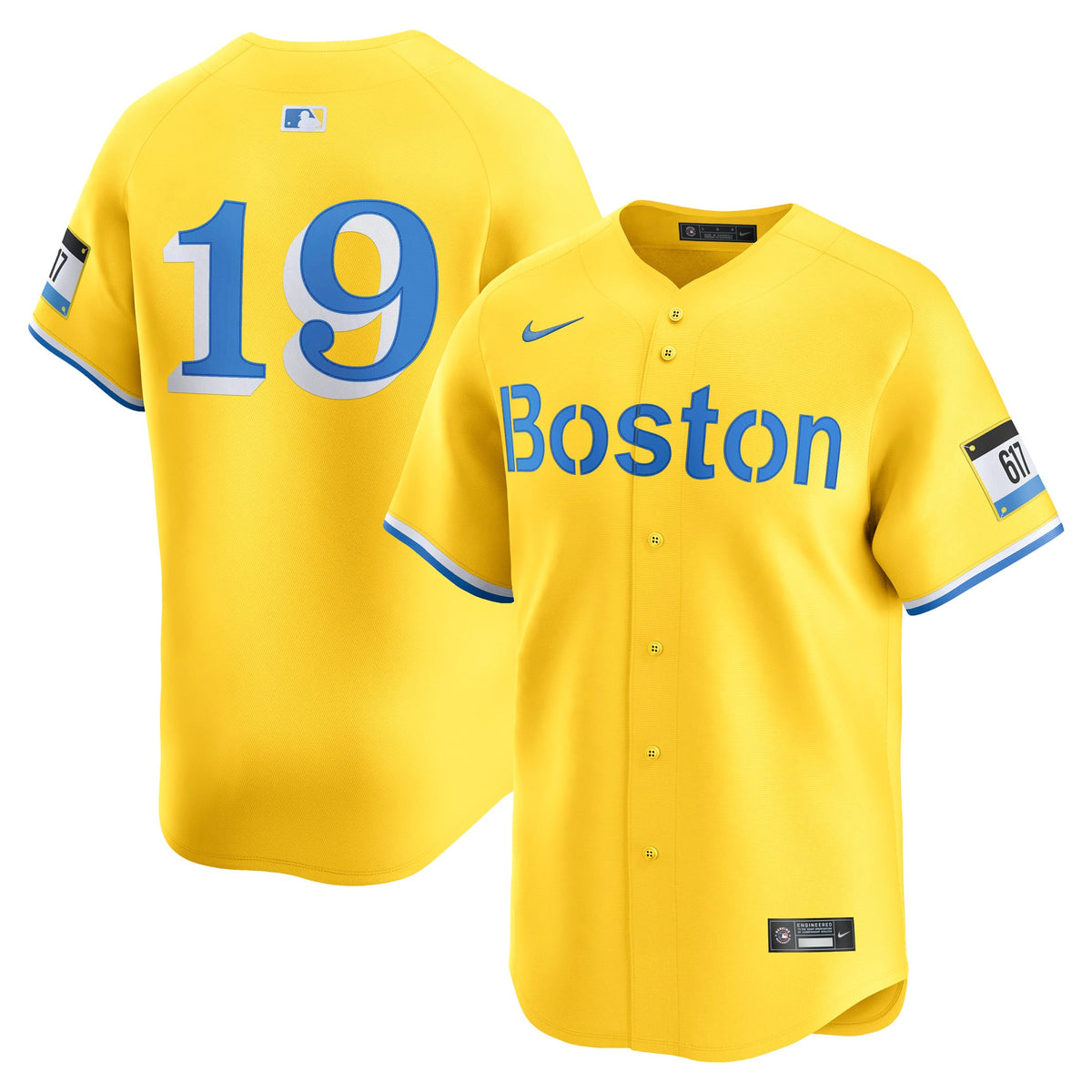 Men's Boston Red Sox Roman Anthony Nike Gold City Connect Limited Jersey
