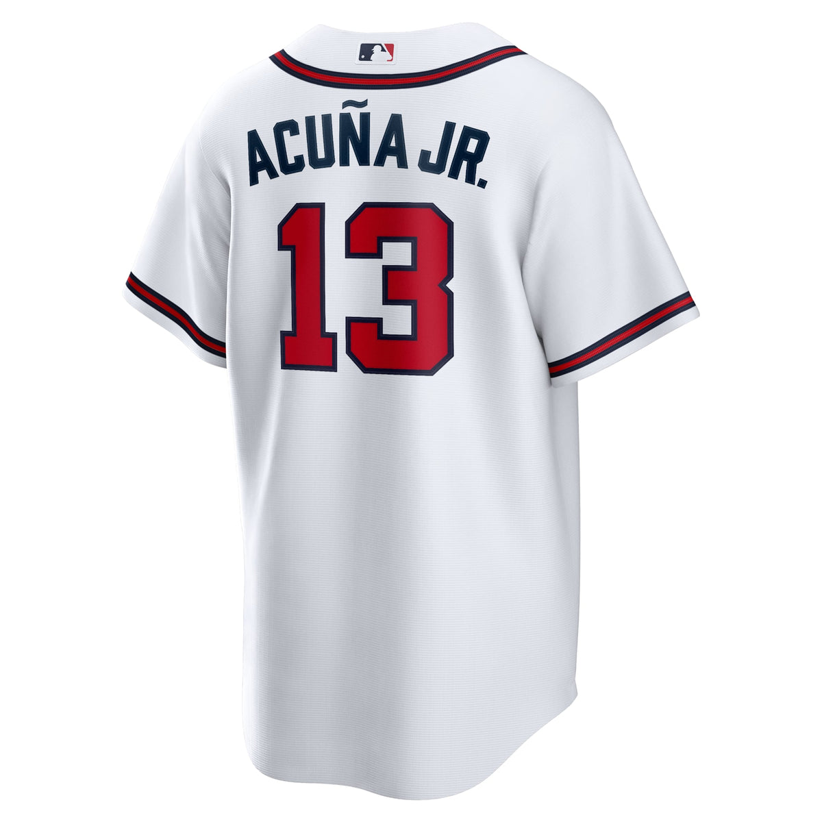 Men's Atlanta Braves Ronald Acuna Jr. Nike White Home Replica Player Name Jersey - 4