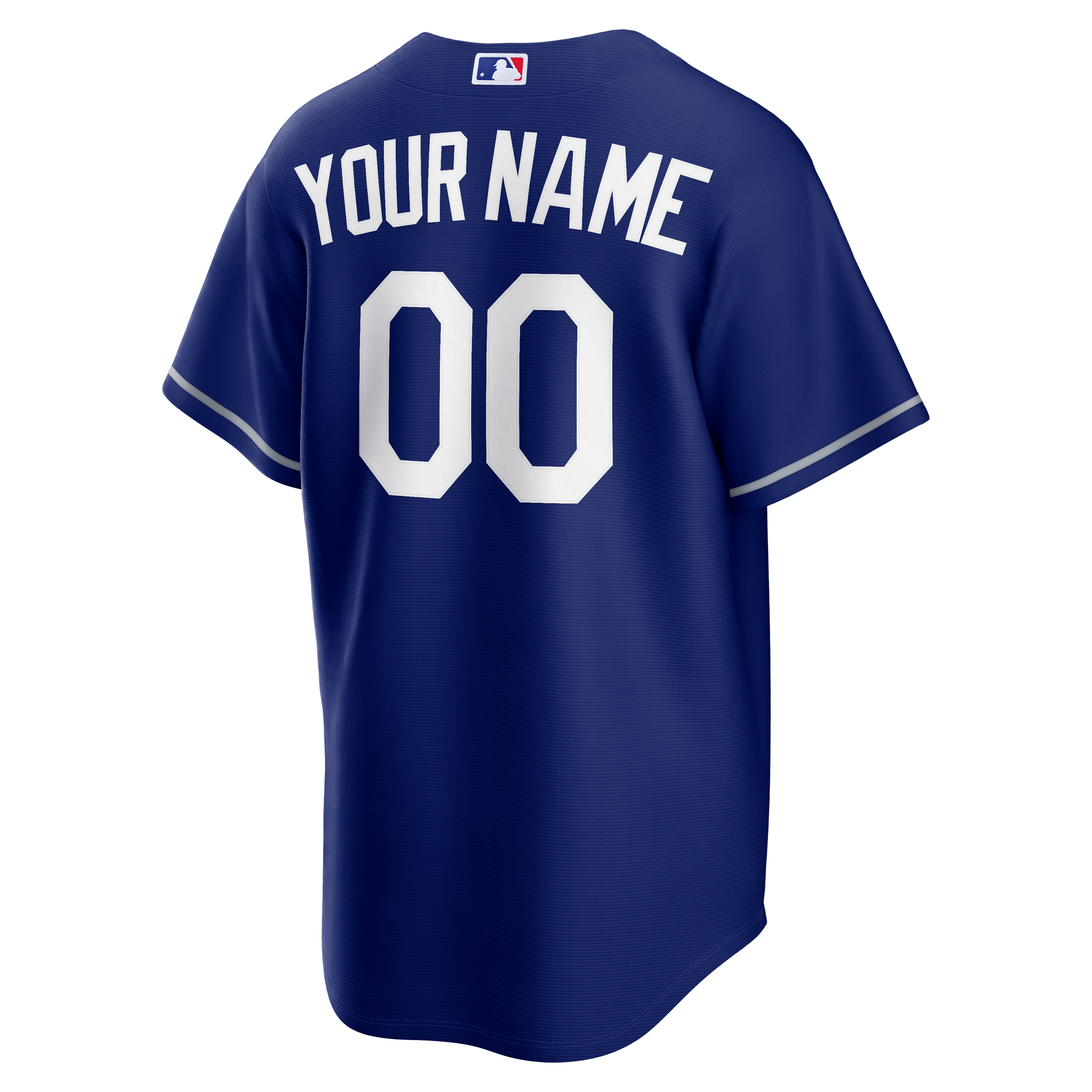 Men's Los Angeles Dodgers Nike Royal Alternate Replica Custom Jersey - 4