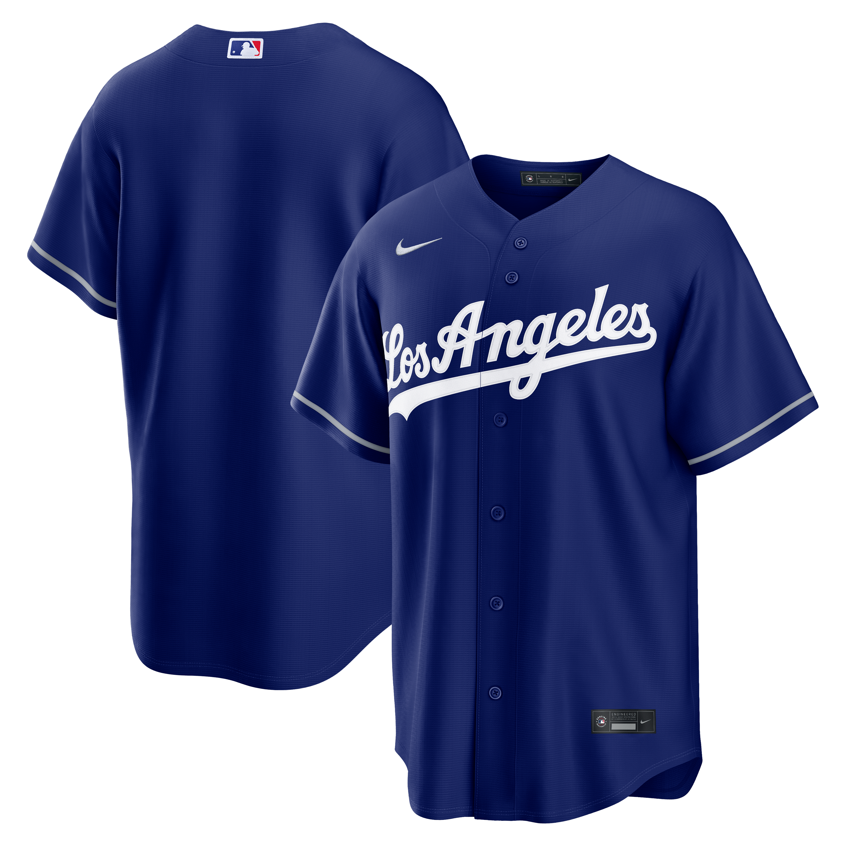 Men's Los Angeles Dodgers Nike Royal Alternate Replica Jersey - 2