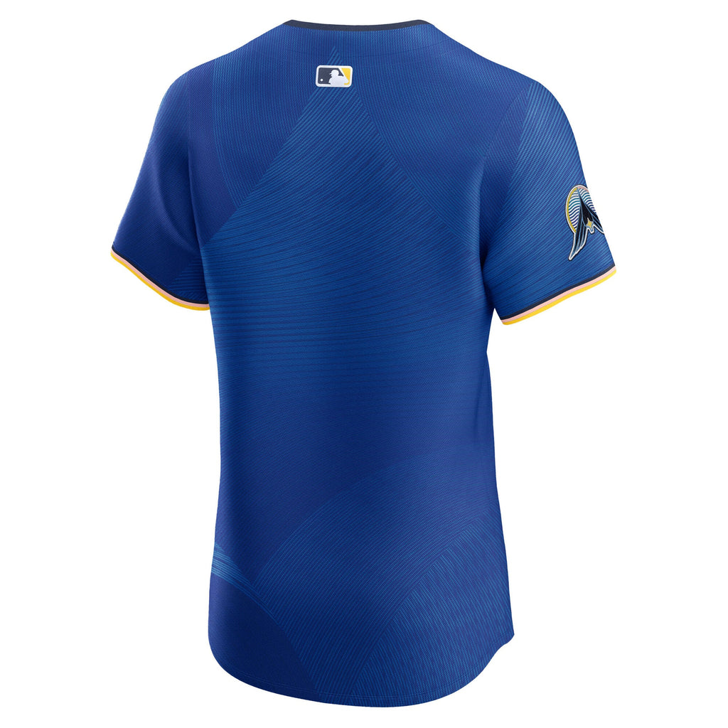 Men's Minnesota Twins Nike Royal City Connect Elite Jersey - 4