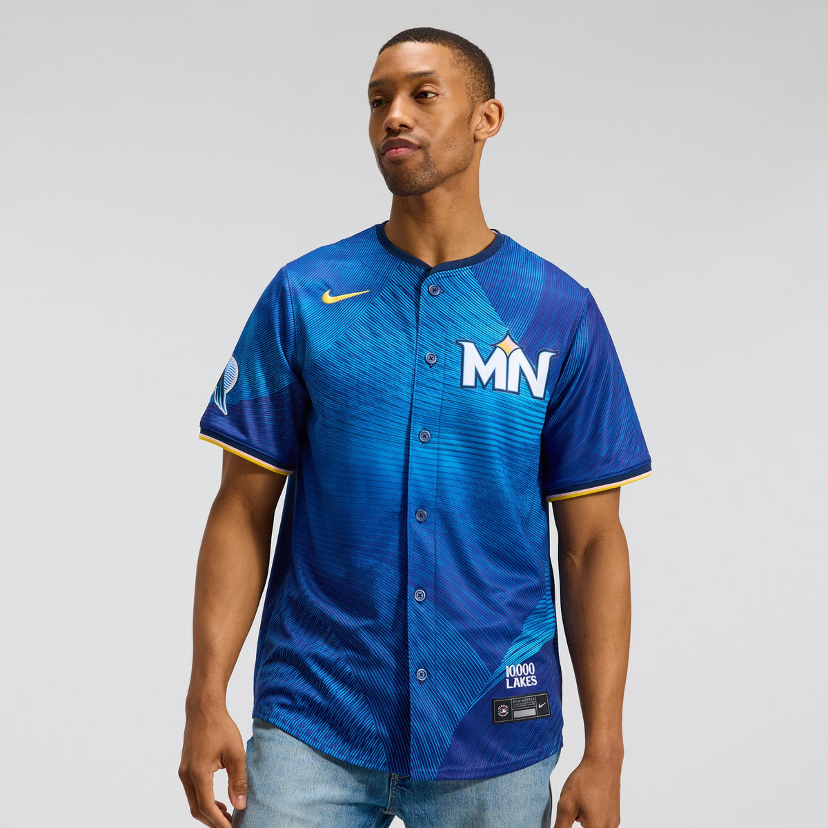 Men's Minnesota Twins Nike Royal City Connect Limited Jersey - 2