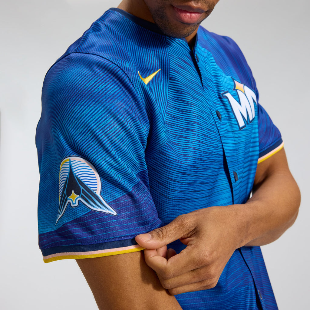 Men's Minnesota Twins Nike Royal City Connect Limited Jersey - 8