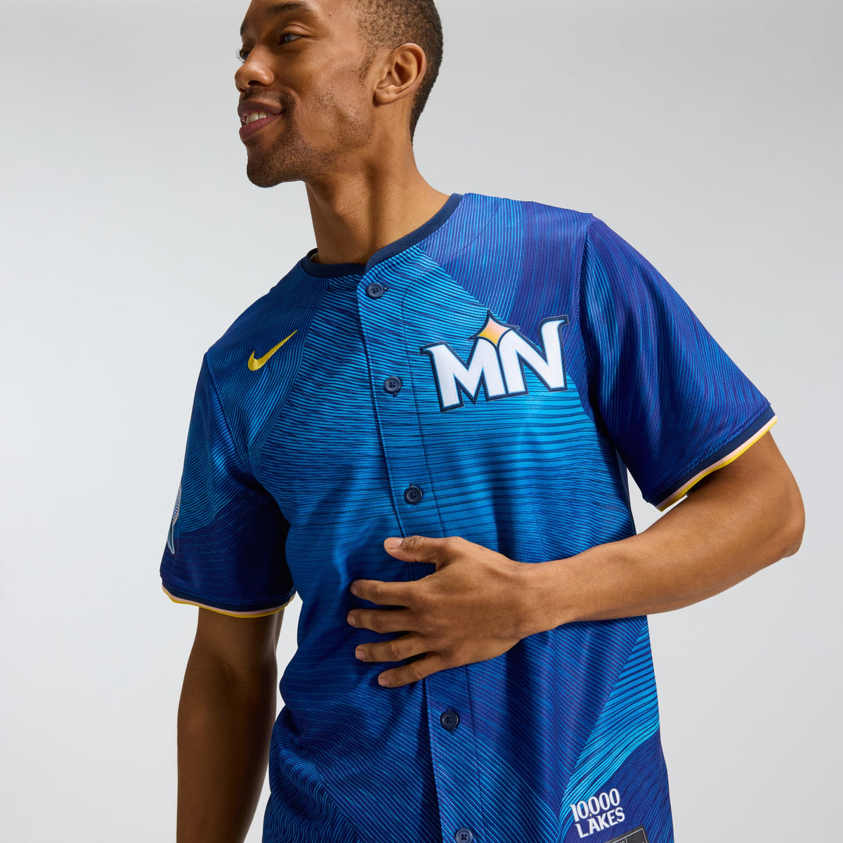 Men's Minnesota Twins Nike Royal City Connect Limited Jersey - 10