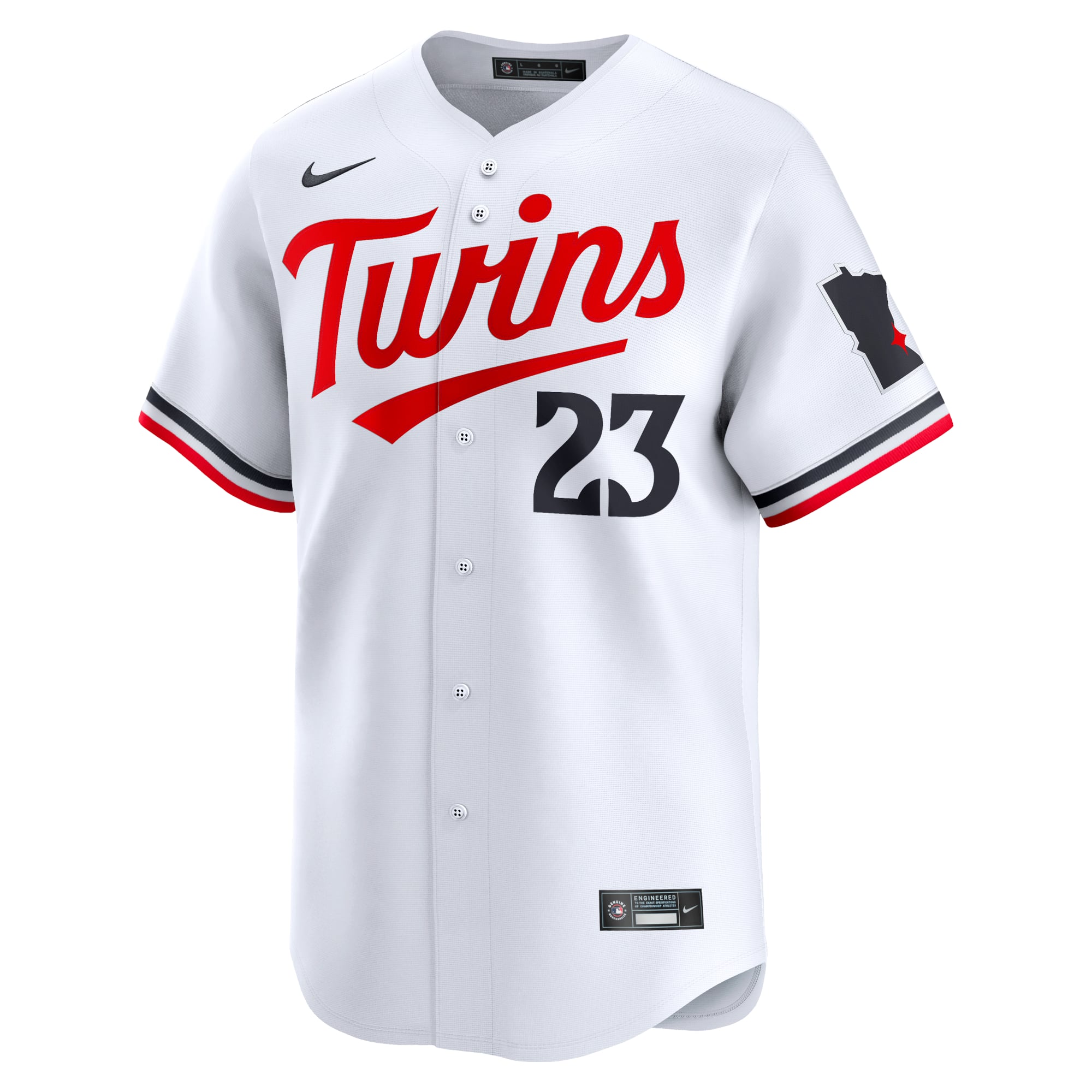 Men's Minnesota Twins Royce Lewis Nike White Home Limited Player Jersey - 3