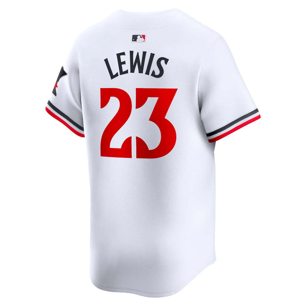 Men's Minnesota Twins Royce Lewis Nike White Home Limited Player Jersey - 4