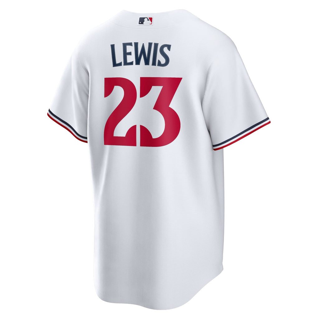 Men's Minnesota Twins Royce Lewis Nike White Replica Player Jersey - 4