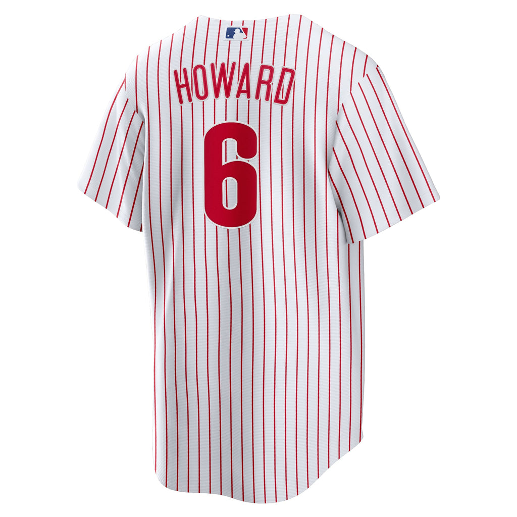 Men's Philadelphia Phillies Ryan Howard Nike White Replica Player Jersey - 4