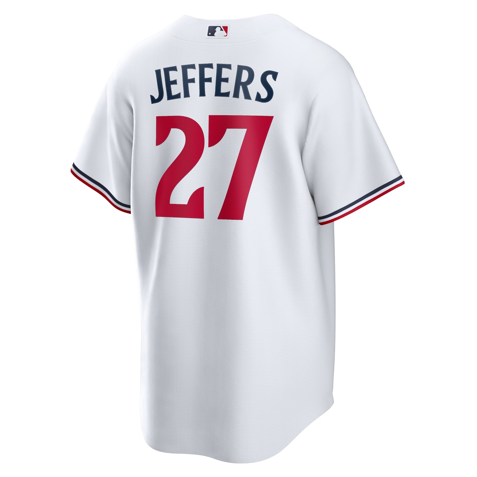 Men's Minnesota Twins Ryan Jeffers Nike White Home Replica Player Jersey - 4