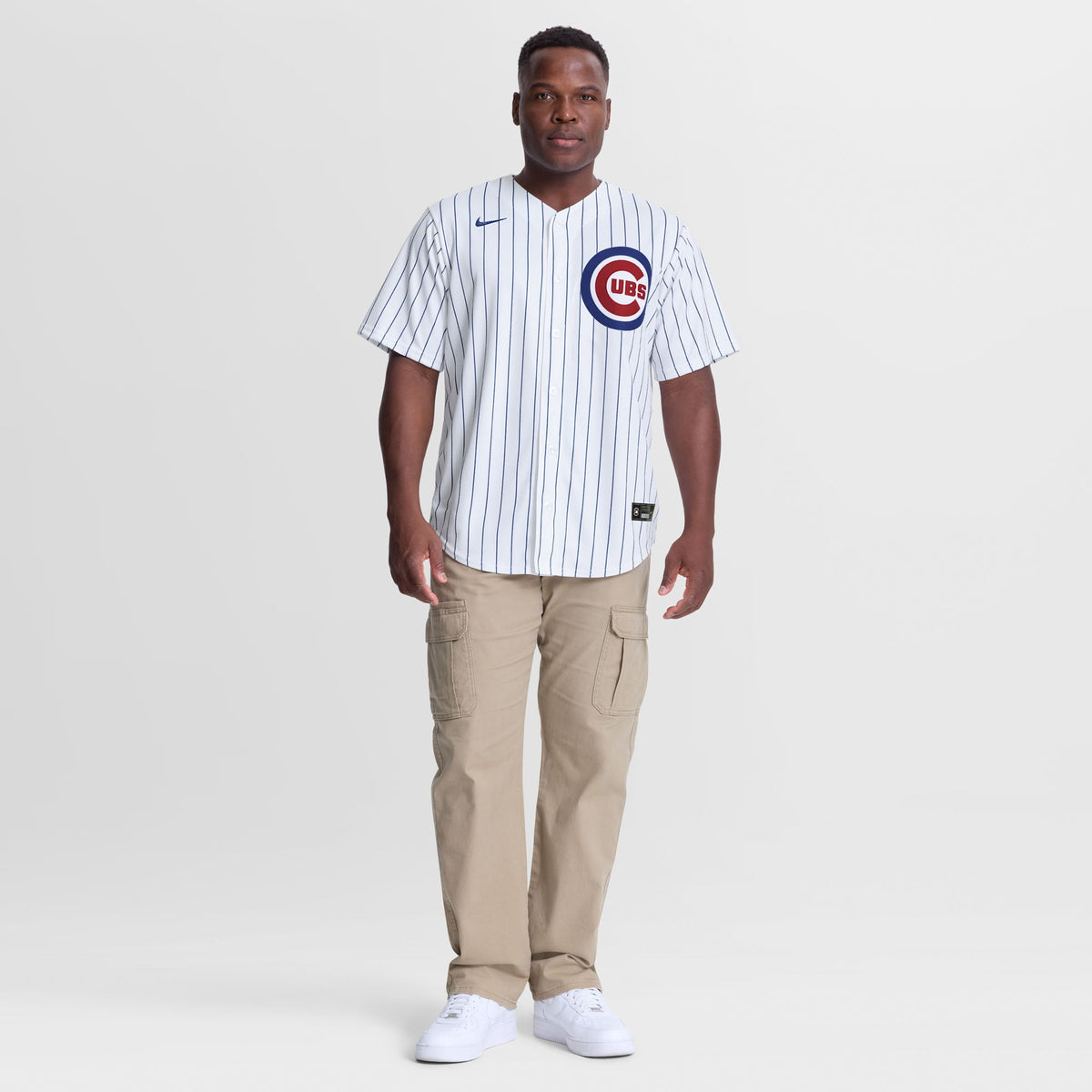Men's Chicago Cubs Ryan Zeferjahn Nike White Home Replica Jersey - 3