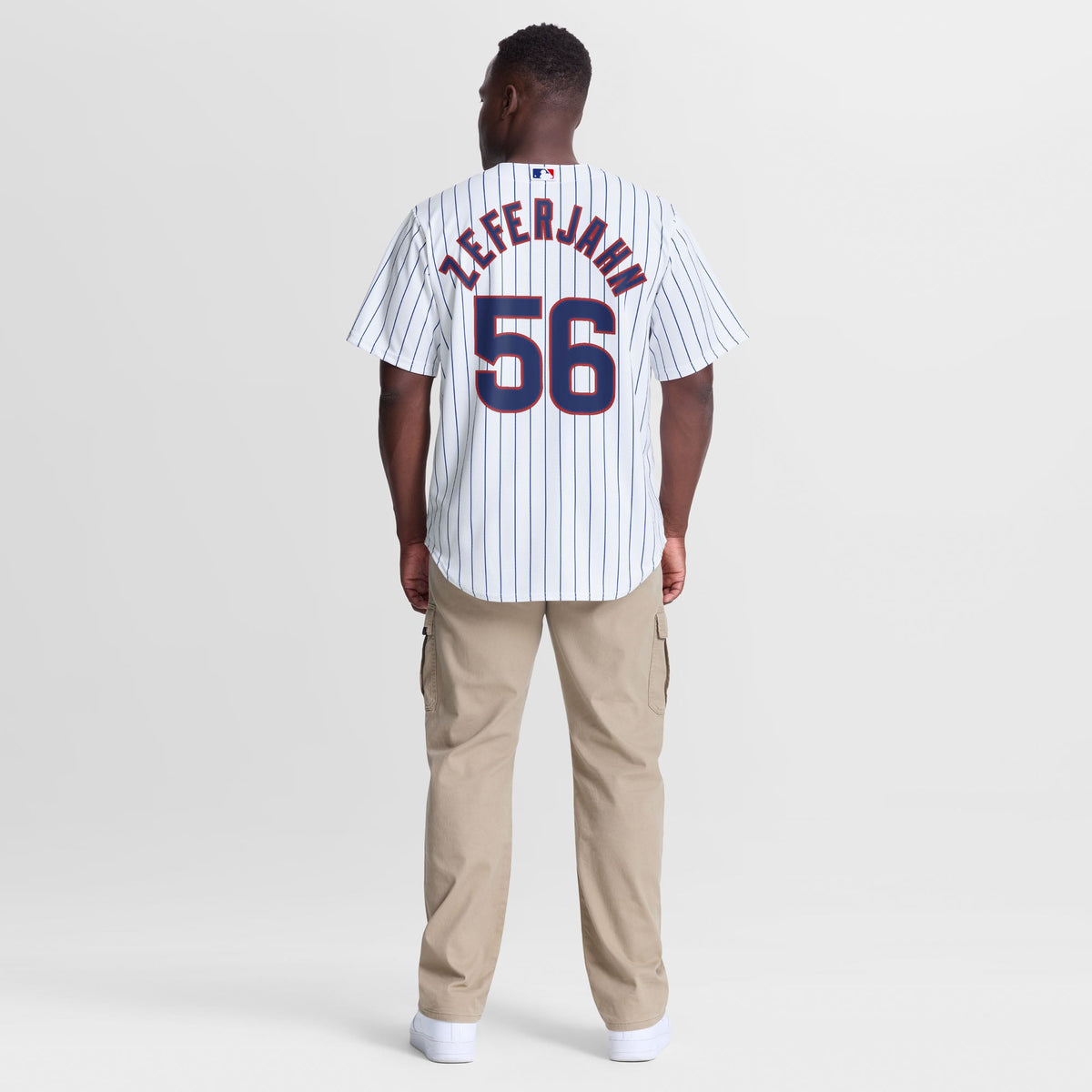 Men's Chicago Cubs Ryan Zeferjahn Nike White Home Replica Jersey - 4