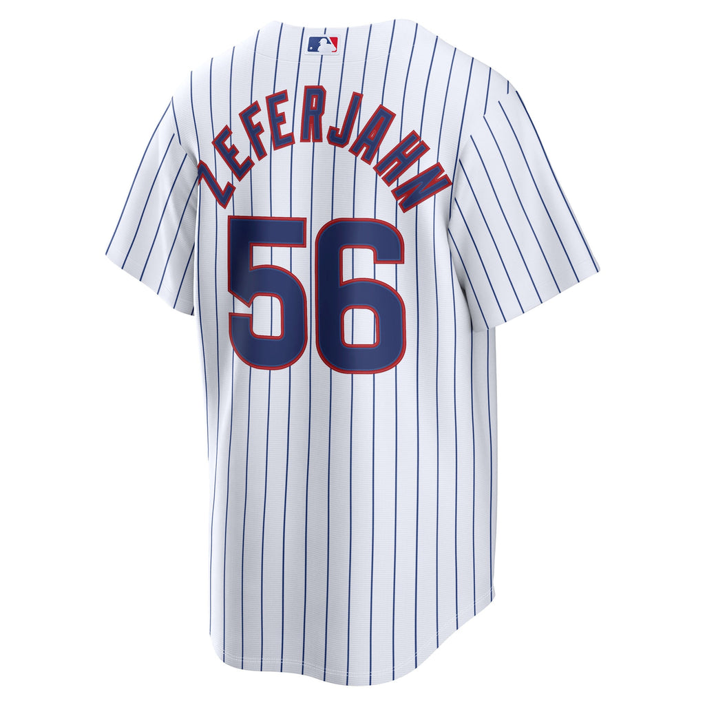 Men's Chicago Cubs Ryan Zeferjahn Nike White Home Replica Jersey - 6