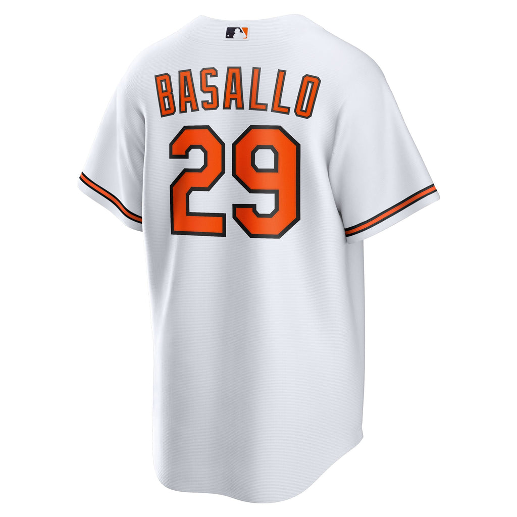 Men's Baltimore Orioles Samuel Basallo Nike White Replica Player Jersey - 4