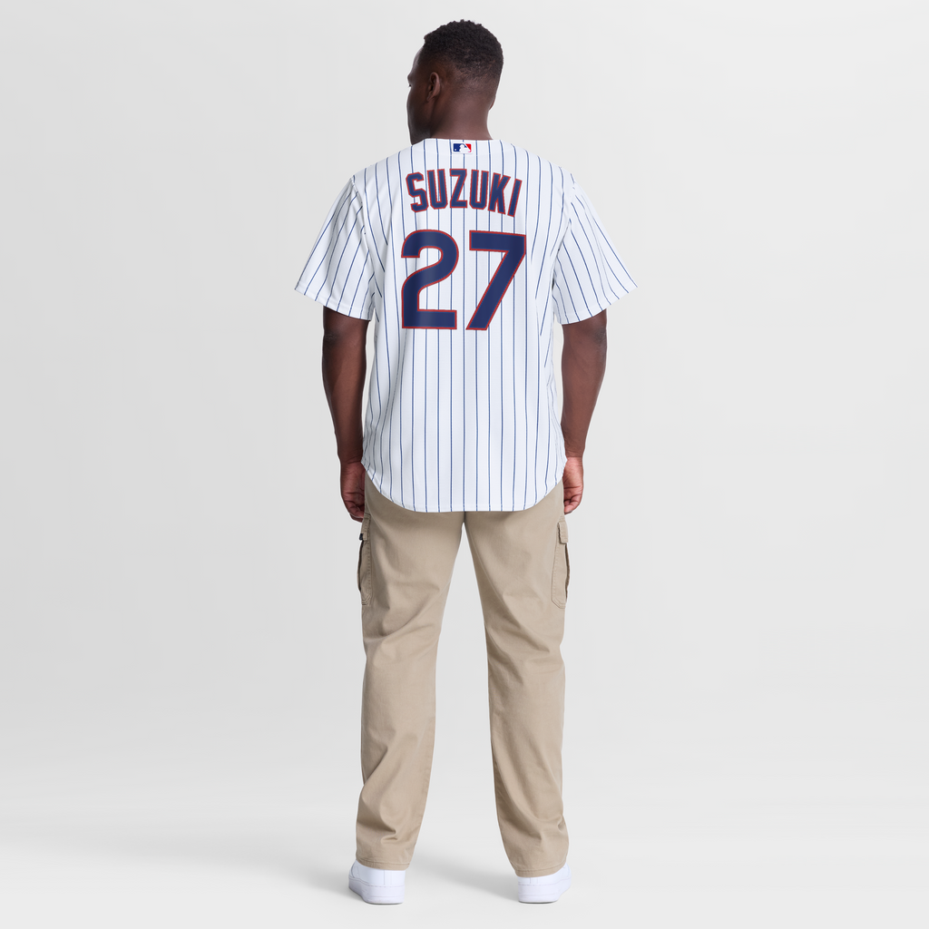 Men's Chicago Cubs Seiya Suzuki Nike White Home Replica Jersey - 6