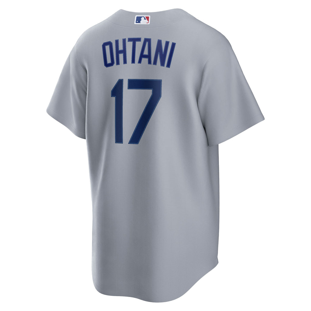 Men's Los Angeles Dodgers Shohei Ohtani Nike Gray Road Replica Jersey - 4