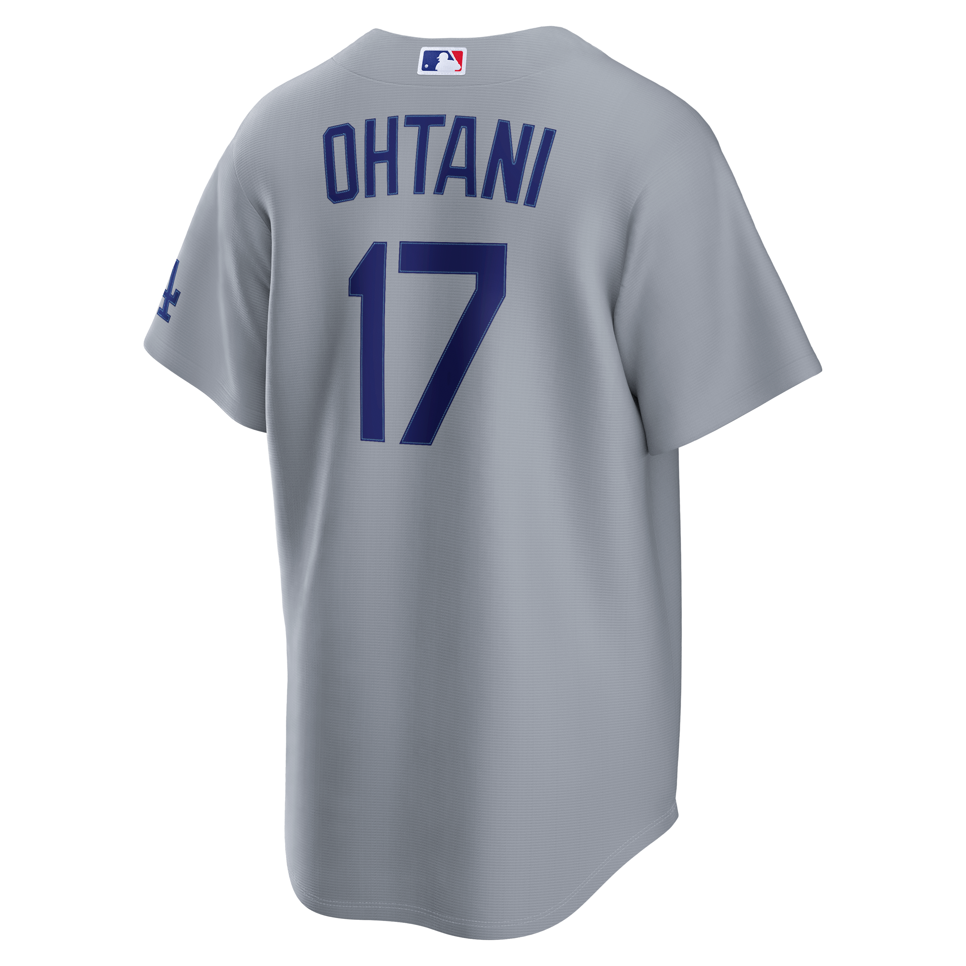 Men's Los Angeles Dodgers Shohei Ohtani Nike Gray Road Stadium Jersey - 4