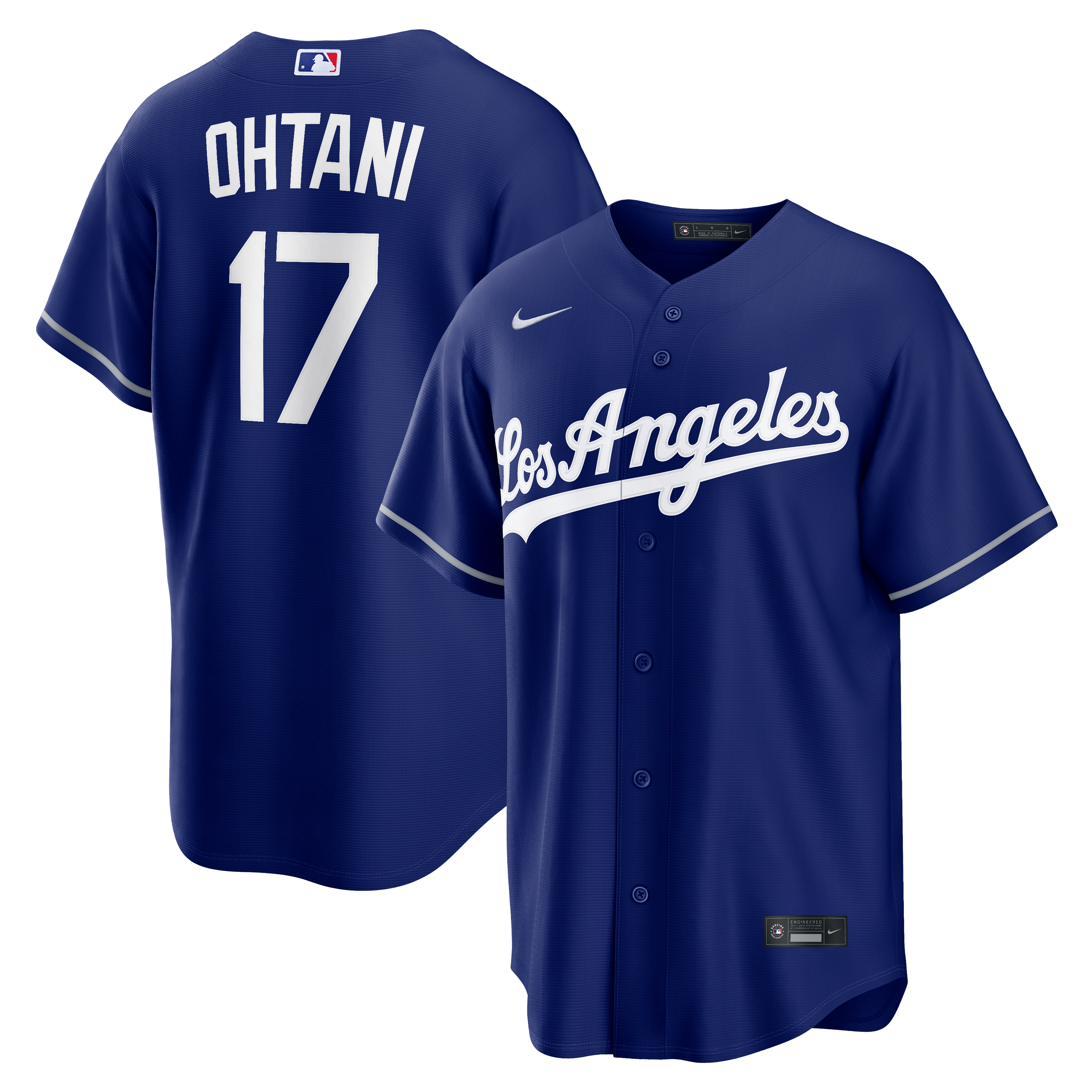 Men's Los Angeles Dodgers Shohei Ohtani Nike Royal Alternate Replica Jersey - 2