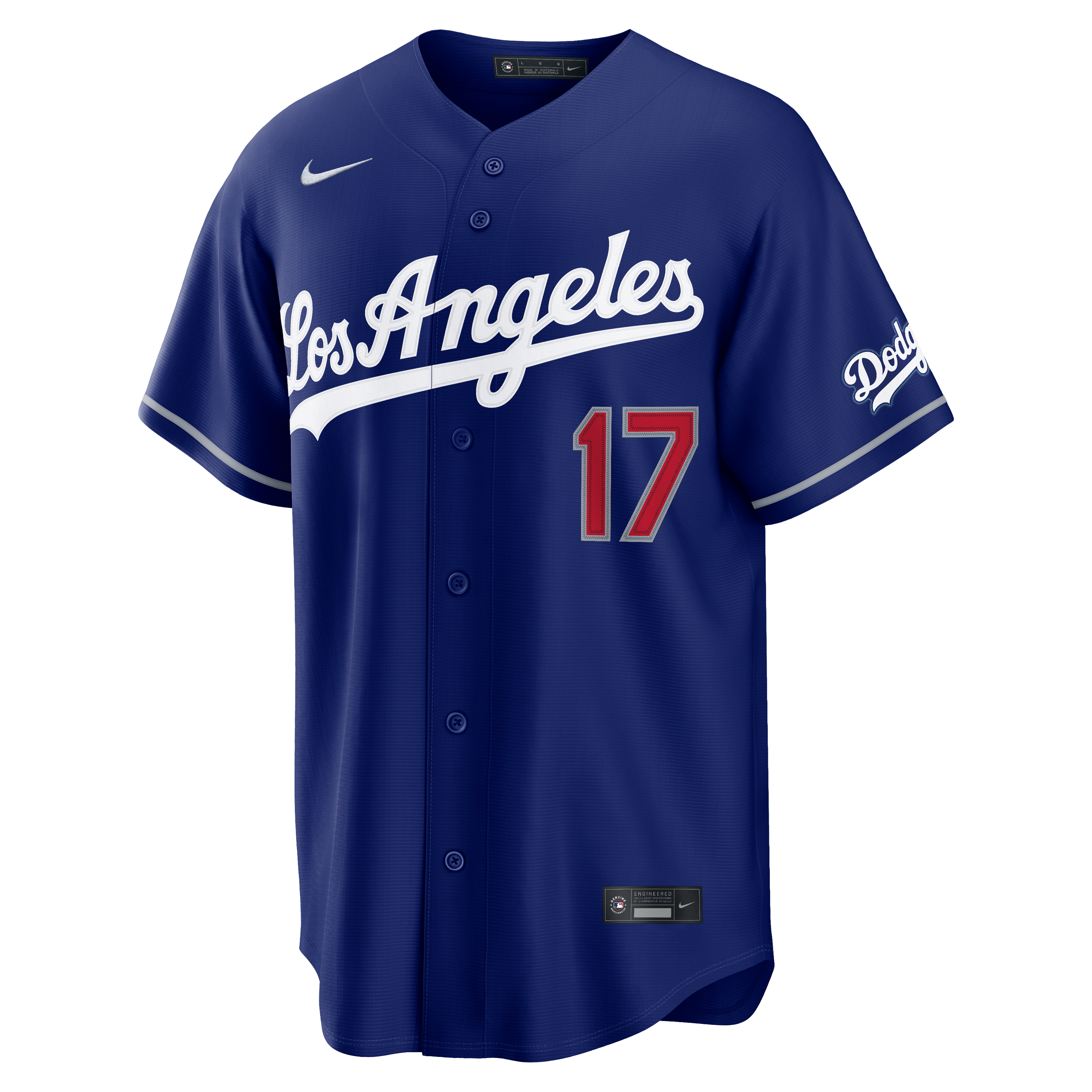 Men's Los Angeles Dodgers Shohei Ohtani Nike Royal Kanji Alternate Stadium Jersey - 3