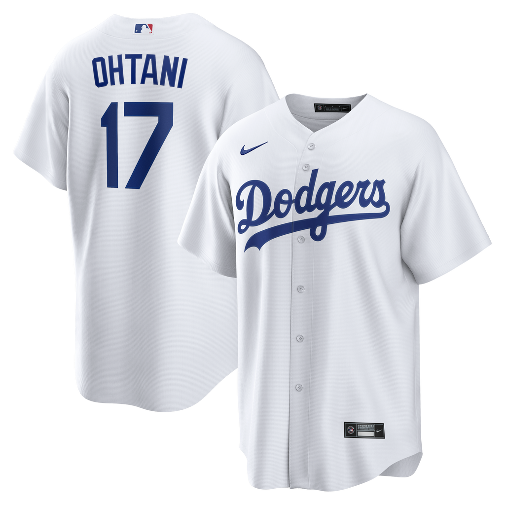 Men's Los Angeles Dodgers Shohei Ohtani Nike White Home Replica Jersey - 2