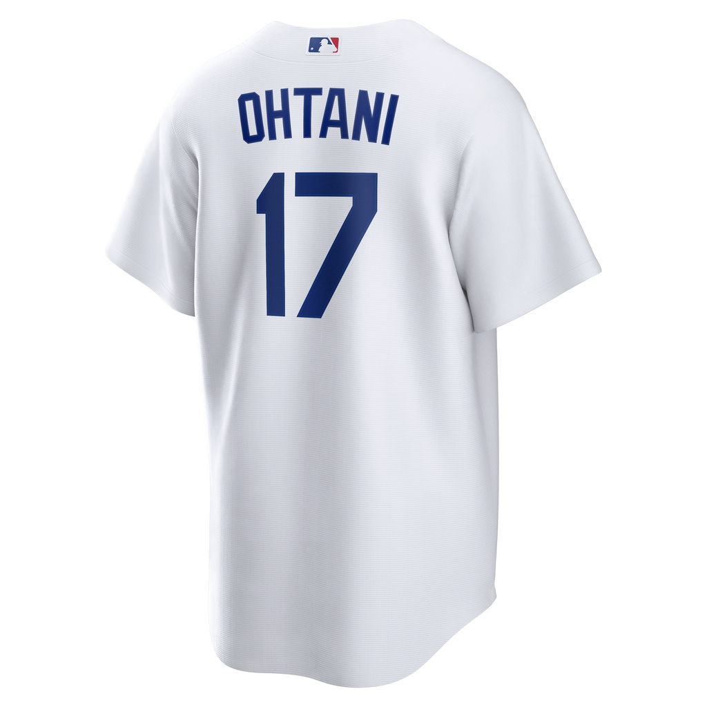 Men's Los Angeles Dodgers Shohei Ohtani Nike White Home Replica Jersey - 4