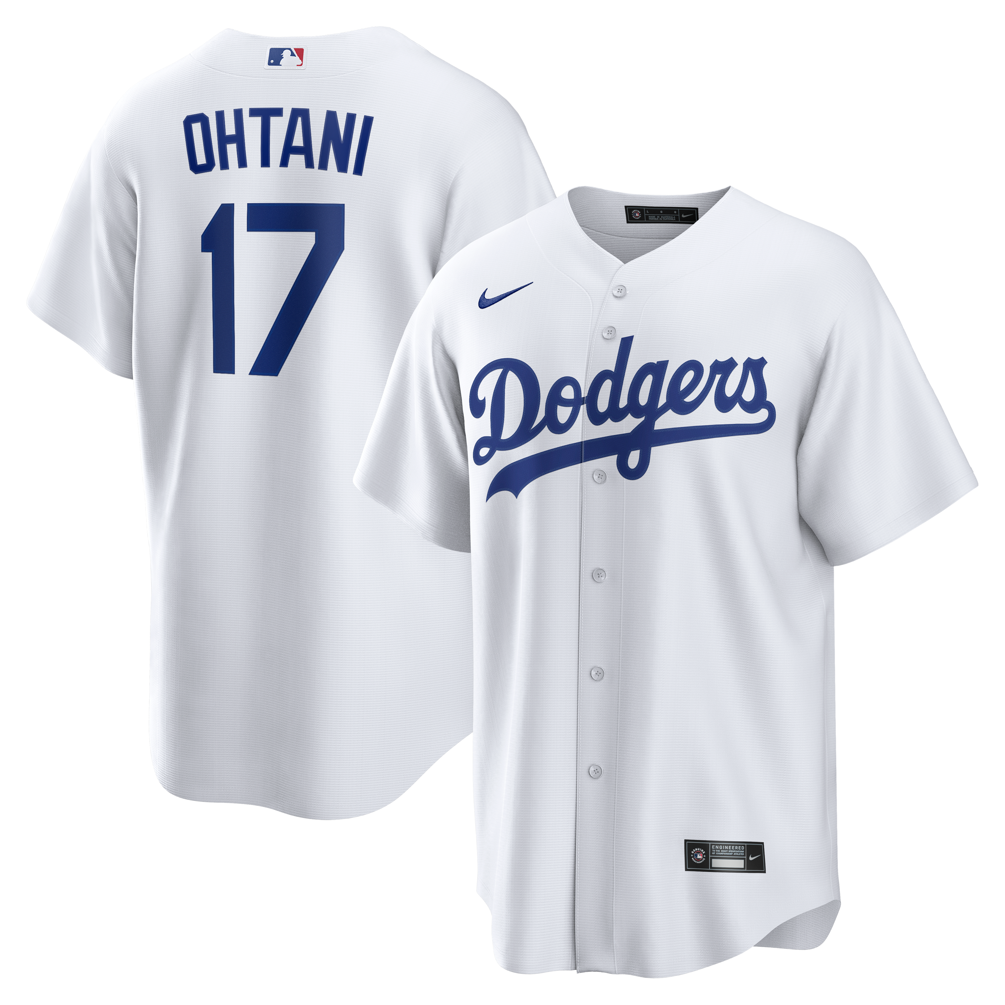 Men's Los Angeles Dodgers Shohei Ohtani Nike White Home Replica Jersey