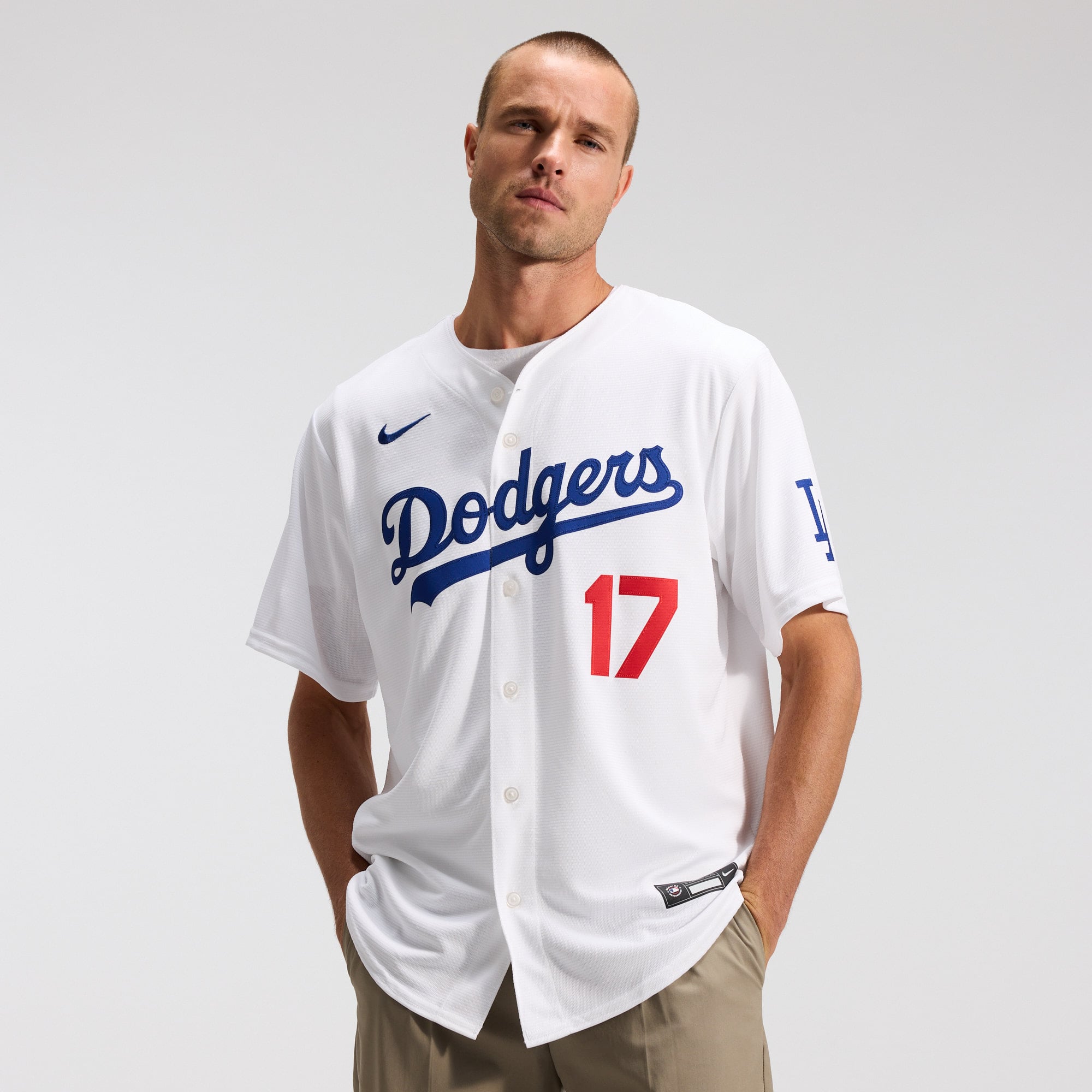 Men's Los Angeles Dodgers Shohei Ohtani Nike White Home Stadium Jersey - 3