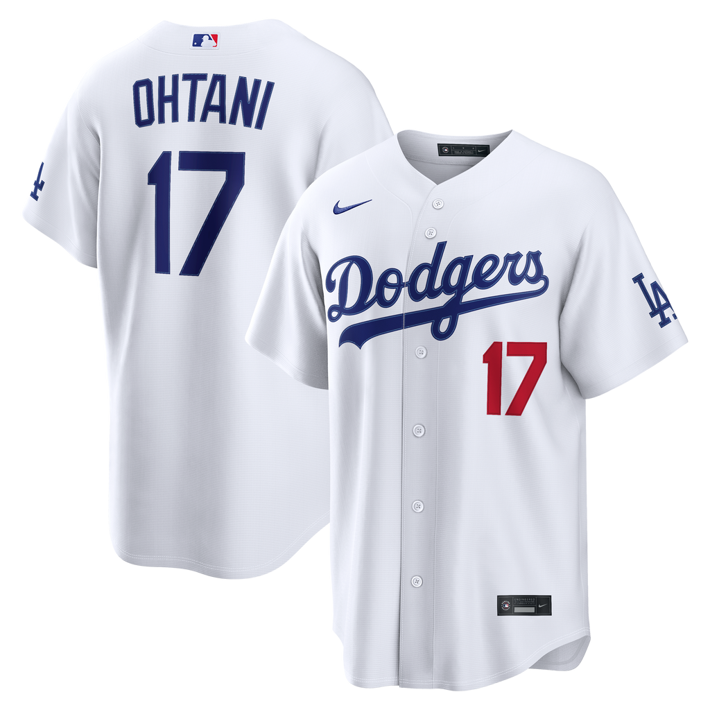 Men's Los Angeles Dodgers Shohei Ohtani Nike White Home Stadium Jersey
