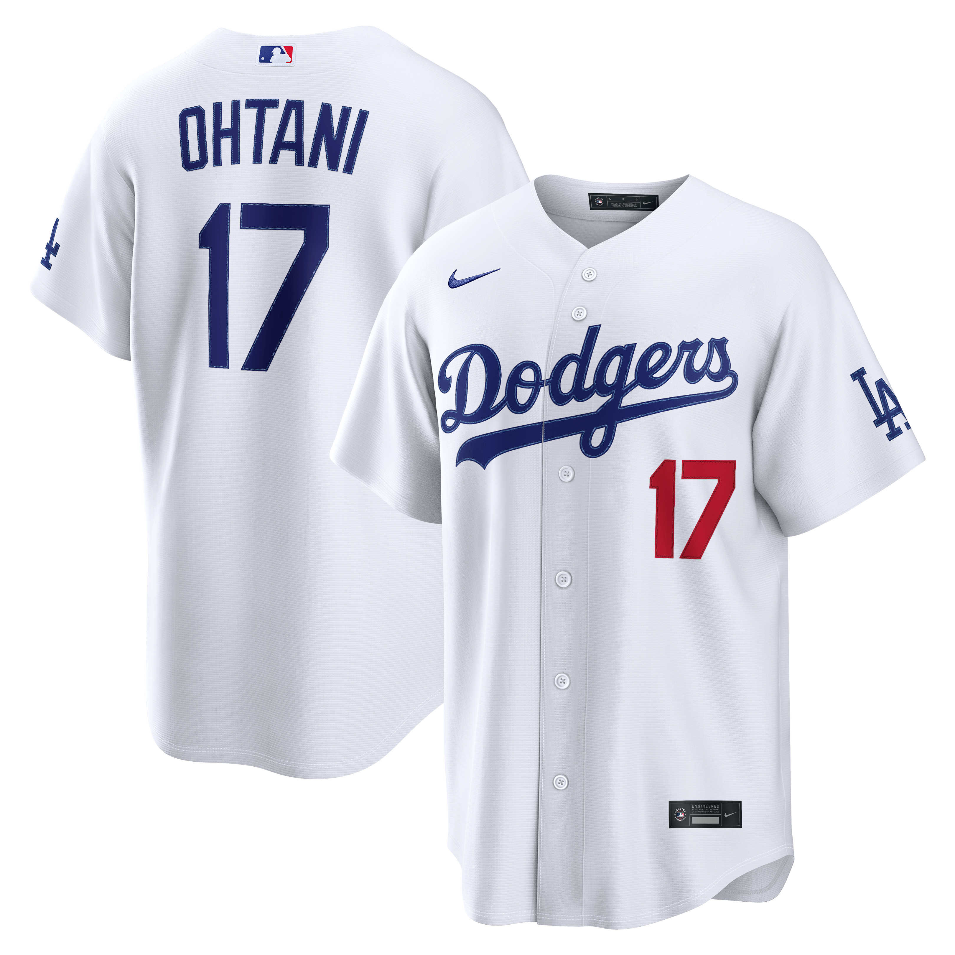 Men's Los Angeles Dodgers Shohei Ohtani Nike White Home Stadium Jersey